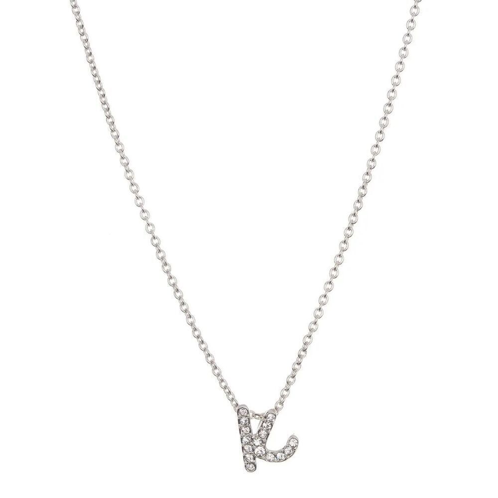 Nadri initial cubic zirconia necklace “K” NWT